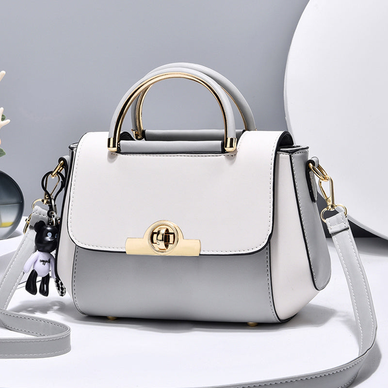 Bateli Crossbody Bag For Women PU Leather Zipper Closure Single Strap All Seasons