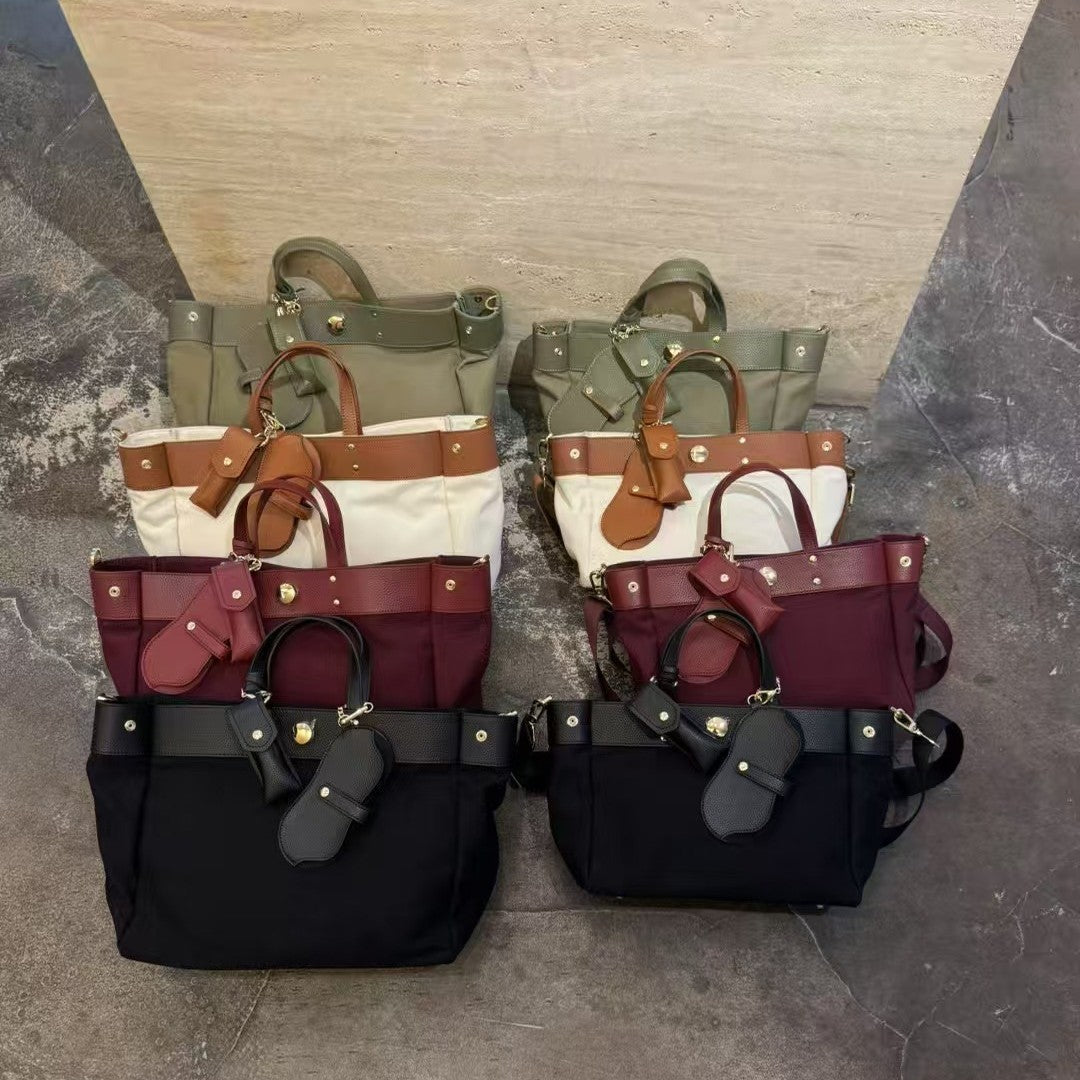 Crossbody Bag For Women With Textured Cowhide Genuine Leather Daily Use Durable Versatile Sandwich Pocket