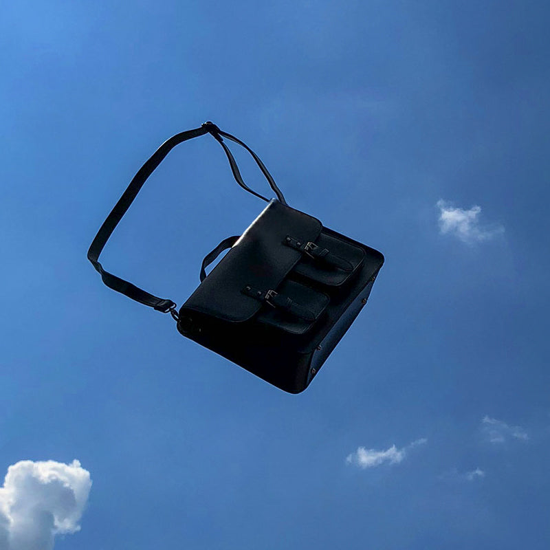 Mens Korean Inspired Matte PU Crossbody Laptop Messenger Bag 13 Inch Water Resistant Flap Cover