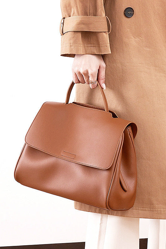 New Fashion Cattlehide Leather Crossbody Shoulder Bag For Women Soft Exterior Three Dimensional Design